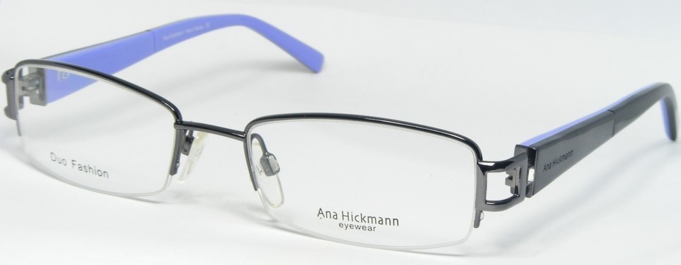 Ana Hickmann AH1135 03A GUNMETAL UNIQUE EYEGLASSES GLASSES FRAME 51-18-1... - $96.17