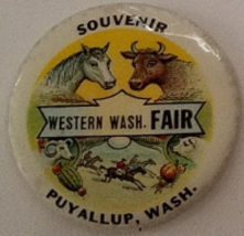 Puyallup, Washington Fair Souvenir 1-3/4&quot; Pinback Button - £3.12 GBP