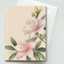 Florals #2 Greeting Card &amp; Envelope -  Watercolor Illustration - Blank A2 - $5.79