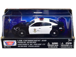 2011 Dodge Charger Pursuit Black and White &quot;LAPD (Los Angeles Police Department) - £23.01 GBP