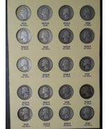 1932 D&amp;S 1964 COMPLETE SET WASHINGTON 90% SILVER QUARTERS COLLECTION ALBUM - $789.00