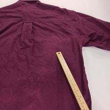 Eddie Bauer Men's Red Heavyweight Cotton Long Sleeve Shirt Size Large image 2