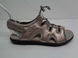 Ecco Size 5 to 5.5 Eur 36 BLUMA TOGGLE Grey Leather Sandals New Womens Shoes - £92.70 GBP