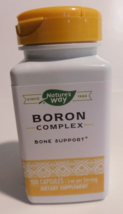 Nature's Way Boron Complex Bone Support 100 Capsules Brand New - $30.00