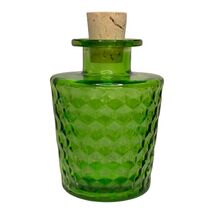 Green Colored Diamond-Cut European Vintage Style Glass Round Decorative ... - $14.60