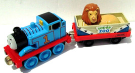 Thomas Sodor Zoo Lion car Thomas Engine Die Cast Magnetic Train Take Along Play - £3.95 GBP