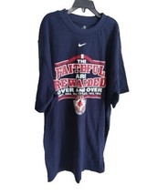 Red Sox Shirt World Series 2007 The Faithful Are Rewarded Nike XL Junior - £4.69 GBP