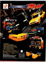 Midnight Run Road Fighters 2 Arcade Game Flyer Original Video Art Vintag... - £12.38 GBP