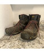 Keen Boots Men Size 13D Gray Steel Toe Waterproof Dry Work Boots ASTM F2... - $41.16