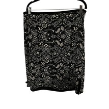 Anne Klein Black &amp; White Floral Skirt – Size XL – Elegant &amp; Versatile - $15.00