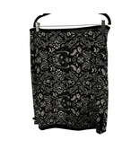 Anne Klein Black &amp; White Floral Skirt – Size XL – Elegant &amp; Versatile - $277.32 MXN