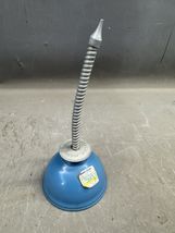 Vintage Eagle Oil Can Thumb Pump Oiler 8" Flexible Spout USA - $48.65
