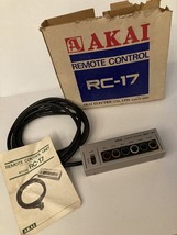AKAI RC-17 Remote Control in Original Box With manual. Rare. Working condition. - £225.53 GBP