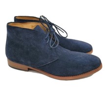 Jack Erwin Chukka Boots Mens Size 8.5 Blue Suede - $67.27