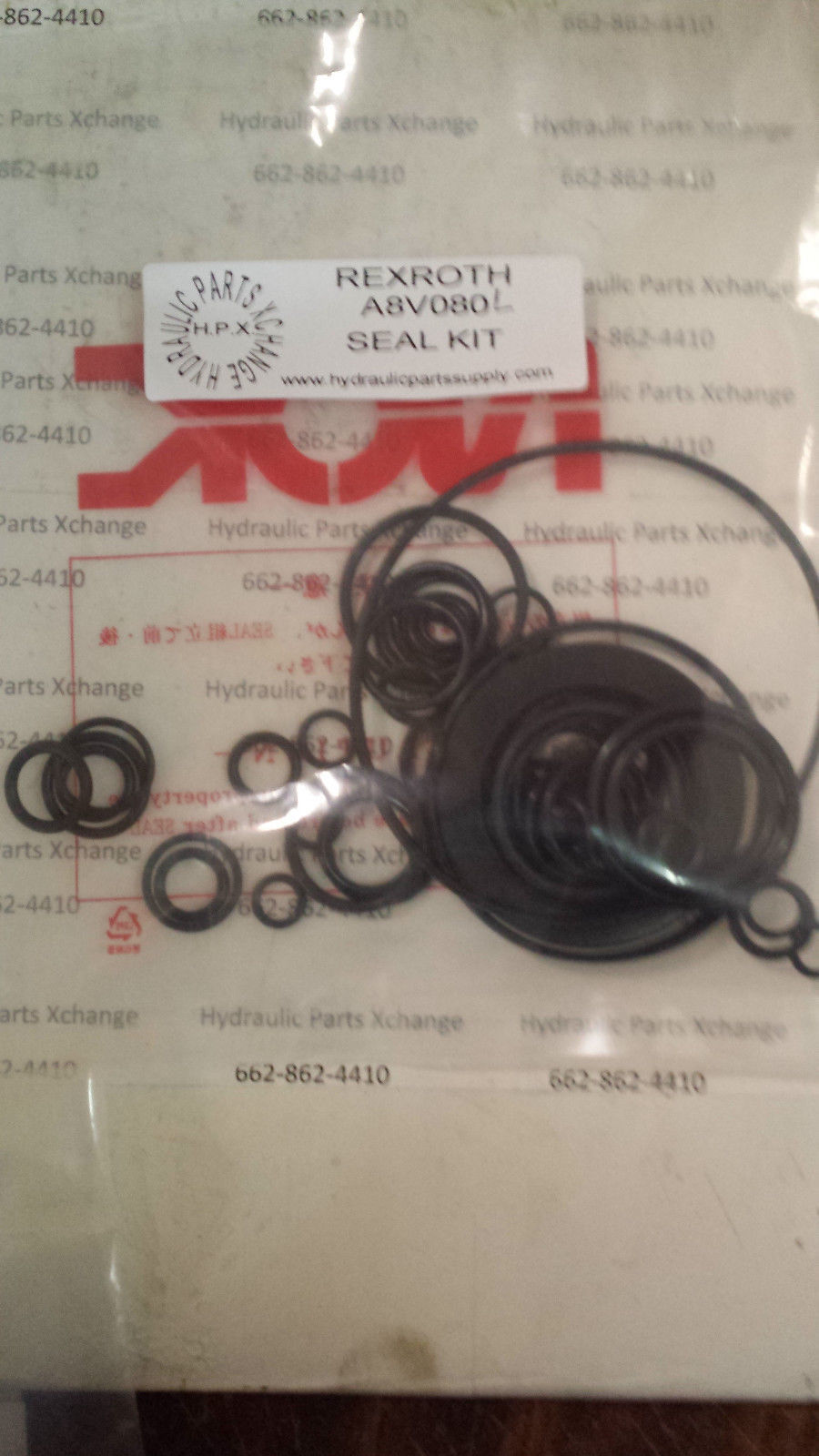 REXROTH REPLACEMENT A8VO80L SEAL KIT - $46.00