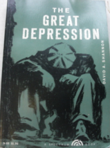 .  The Great Depression: edited by David A. Shannon, C. 1960, first edition, sec - £35.96 GBP