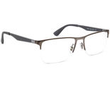 Ray-Ban RB 6335 2855 Half Rim Square Eyeglasses 56 mm - $79.99