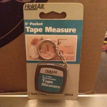 Vintage 1993 New Old Stock 6 Ft Tape Measure Keychain - $12.86