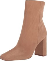 Steve Madden Women&#39;s Lynden Ankle Boot Boots Taupe Camel 100% Nubuck Leather 7.5 - £66.45 GBP