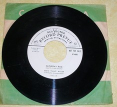 1952 45 Record Album Eddie Piano Miller Saturday Rag Lonely Wine Honky Tonk Rca - £11.35 GBP