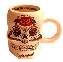 Sugar Skull Coffee Tea Mug 12 oz. Day of the Dead Colorful - $18.68