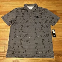 NWT Adidas Men’s Ultimate Grey Camoflage Golf Short Sleeve Polo Shirt Sz... - £23.58 GBP
