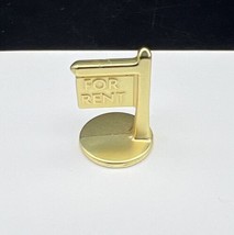 Monopoly Surprise Community Chest Gold For Rent Sign Token Series 1 Game... - $56.34 MXN