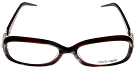 Roberto Cavalli Eyeglasses Frame Women Rectangular Ruby Red RC556 068 - £74.64 GBP