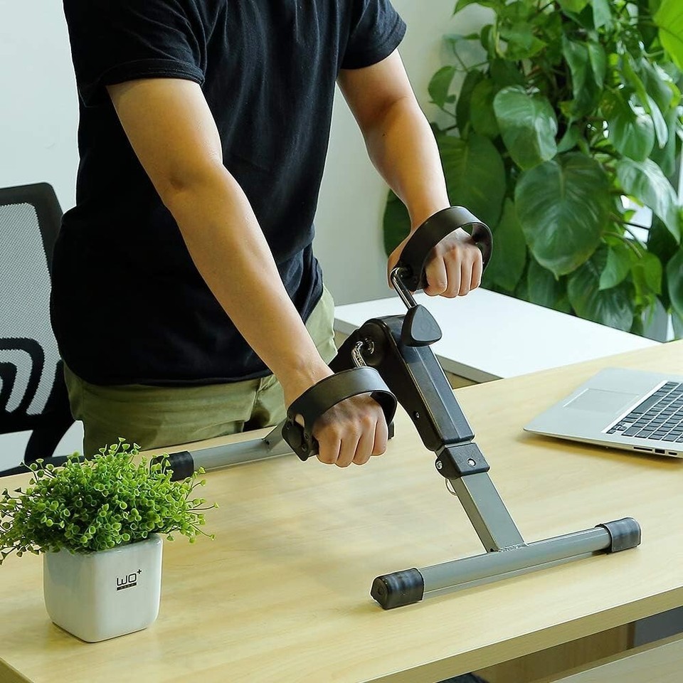 Portable Under Desk Bike with LCD Display - Ideal for Home & Office Fitness Item image 7