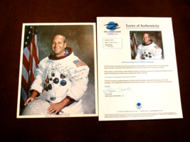Ron Evans Apollo 17 Nasa Astronaut Signed Auto Vintage Litho Photo Zarelli Loa - £313.80 GBP
