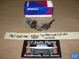 New 1967 Cadillac Ignition Lock Cylinder With Keys - £36.99 GBP