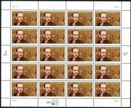 Stephen Vincent Benet Twenty Sheet of Twenty 32 Cent Postage Stamps Scott 3221 - £9.45 GBP