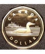 Rare Cameo Proof Canada 2002 Dollar~32,642 Minted~50th Anniversary Coron... - £19.66 GBP