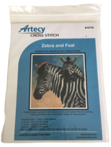 Artecy Cross Stitch Pattern Zebra and Foal Wild Animal Family Wildlife - $15.99
