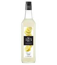 1883 Maison Routin - Lemon Syrup - Made in France - Glass Bottle | 1 Liter (33.8 - $20.01