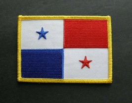 PANAMA INTERNATIONAL COUNTRY FLAG EMBROIDERED PATCH 3.5 x 2.5 inches - £4.42 GBP