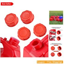 Enhanced Gas Can Caps - 4-Piece Set for 1/2/3/5 Gallon Cans, Easy Install - $26.68
