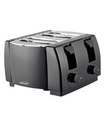 Brentwood Cool Touch 4 Slice Toaster in Black - $1,660.76 MXN