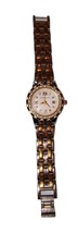 Anne Klein Stainless Steel Two Tone White Dial Women&#39;s Watch Fits 6¼&quot; - $14.36