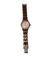 Anne Klein Stainless Steel Two Tone White Dial Women&#39;s Watch Fits 6¼&quot; - $264.37 MXN