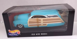 Hot Wheels Collectibles 1950 Merc Woody 1:18 Scale Die Cast - $16.83