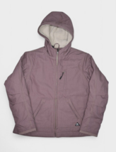 Ridgecut Toughwear Jacket Womens L Purple Canvas Workwear Hooded Sherpa ... - £29.82 GBP