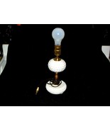 Vintage, Table Lamp, Hobnail White Milk Glass - £16.57 GBP