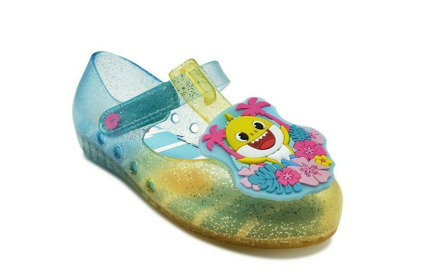 Primary image for Toddler Girls Baby Shark Shoes Size 7 10 or 11 Jelly Style Mary Janes
