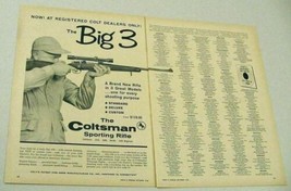 1958 Print Ad Coltsman Sporting Rifles Colt Fire Arms Hartford,CT - $14.42