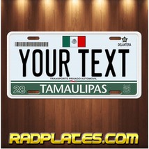 Tamaulipas Mexico Custom Vanity Your Text Personalized Aluminum License Plate - £15.53 GBP