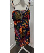 Nwt New Look Women Strap Dress Size Large Floral Summer - £15.95 GBP