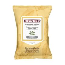 Burt's Bees Facial Cleansing Towelettes with White Tea Extract, 30 Count  - $25.00