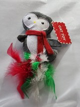 New Christmas Holiday Cat Toy With Catnip Baby Penguin - $8.02