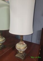 Regency Style Ornate Gold Filigree Lamp - $178.60
